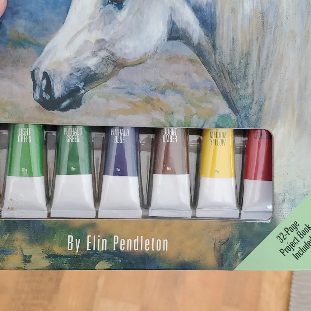 Walter Foster Learn‎ to Paint Horses in Acrylic Set NIB